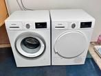 Setje Siemens IQ300 ExtraKlasse wasmachine & Condens Droger, 6 tot 8 kg, Minder dan 85 cm, Www.siemens.com, Germany