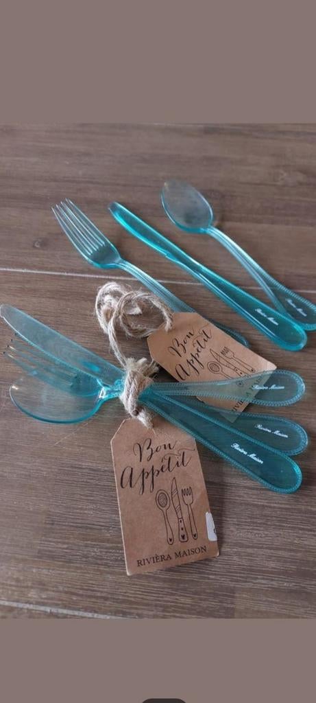 Riviera Maison bestek setjes, Ophalen of Verzenden, Nieuw, Kunststof