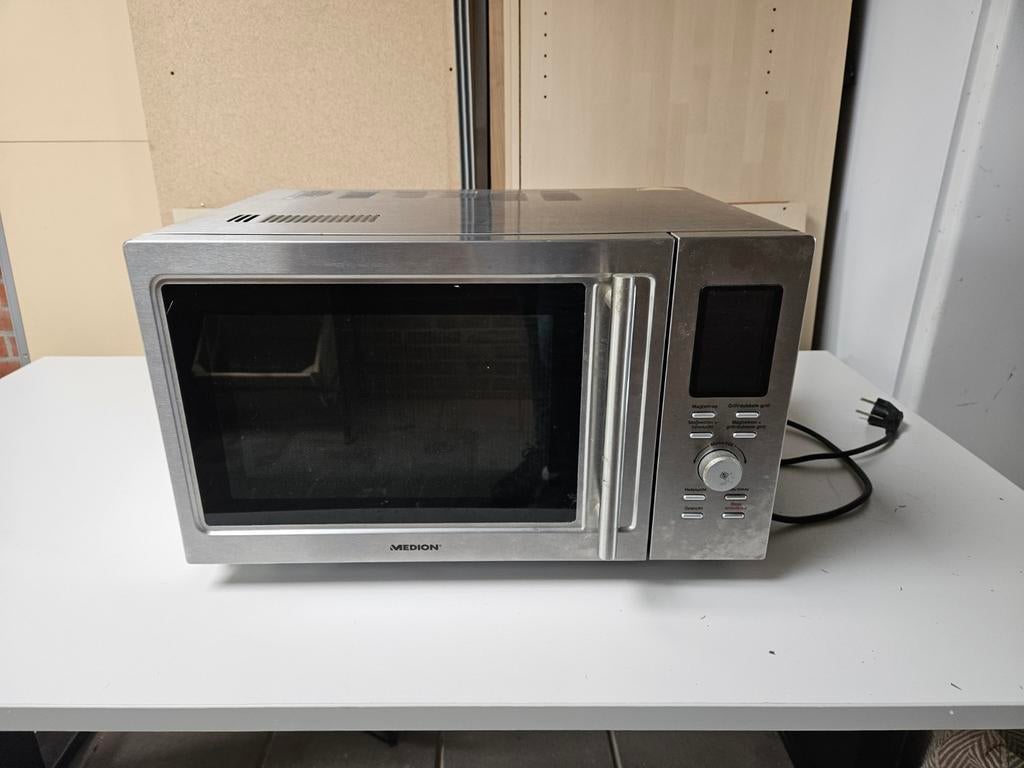 Medion combimagnetron 4in1 MD11711, Ophalen, Combimagnetron, Gebruikt, Draaiplateau