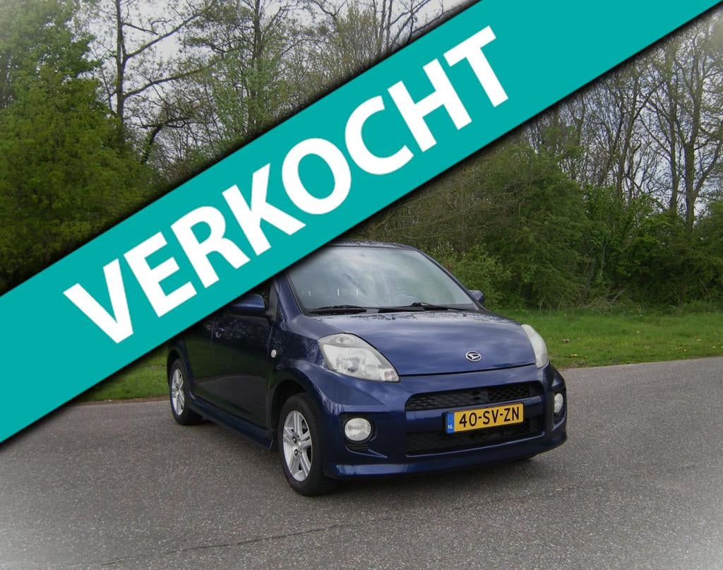 Daihatsu Sirion 2 1.3-16V Comfort AUTOMAAT . Airco . site ki, Stof, Gebruikt, 4 cilinders, Blauw