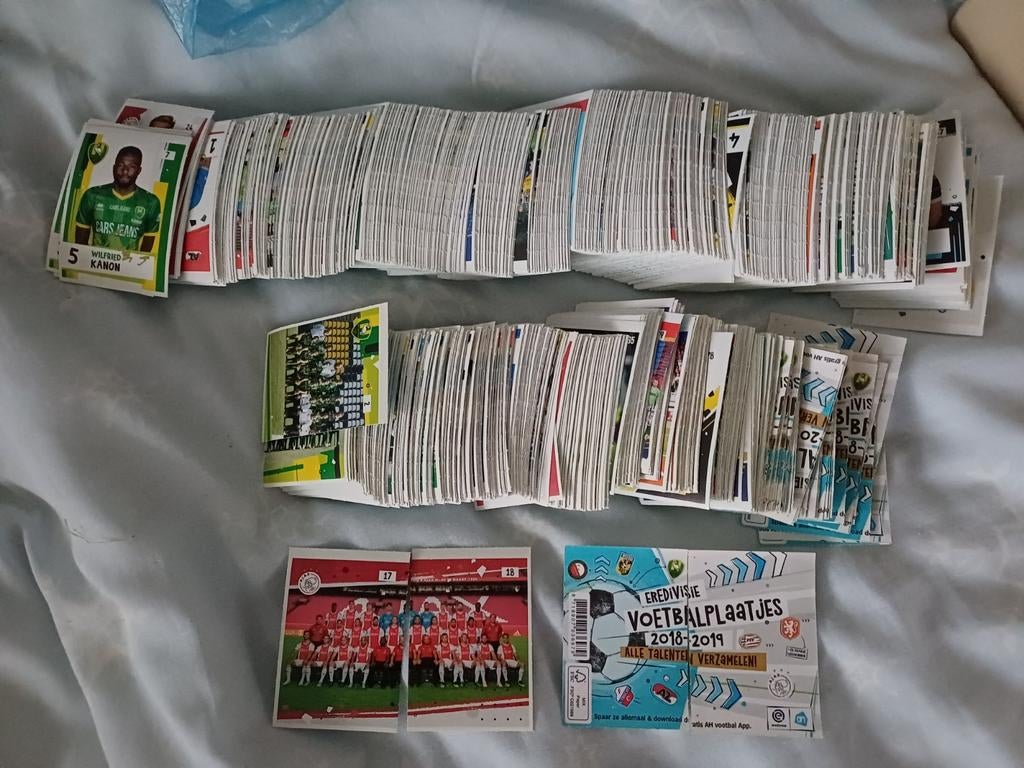 Grote verzameling voetbalplaatjes 2018-2019 van Albert Heijn, Ophalen of Verzenden, Zo goed als nieuw, Overige binnenlandse clubs