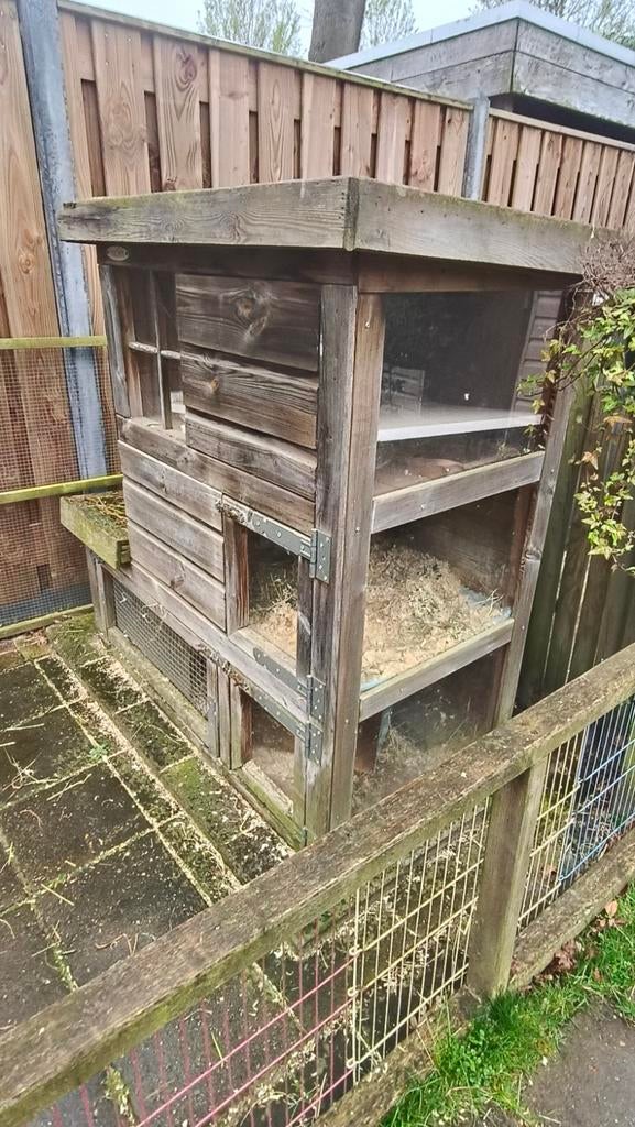 Konijnenhok Caviahok 3 verdiepingen, Ophalen, 90 cm of meer, Fret, 110 cm of meer