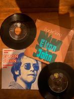 Elton John 2 vintage single's, Cd's en Dvd's, Vinyl Singles, Gebruikt, 7 inch, Single, Ophalen of Verzenden