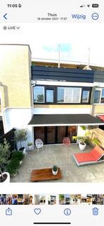 Z.g.a.n. zonnescherm met dichte cassette, Elektrisch, Ophalen of Verzenden, Zo goed als nieuw, 150 tot 300 cm