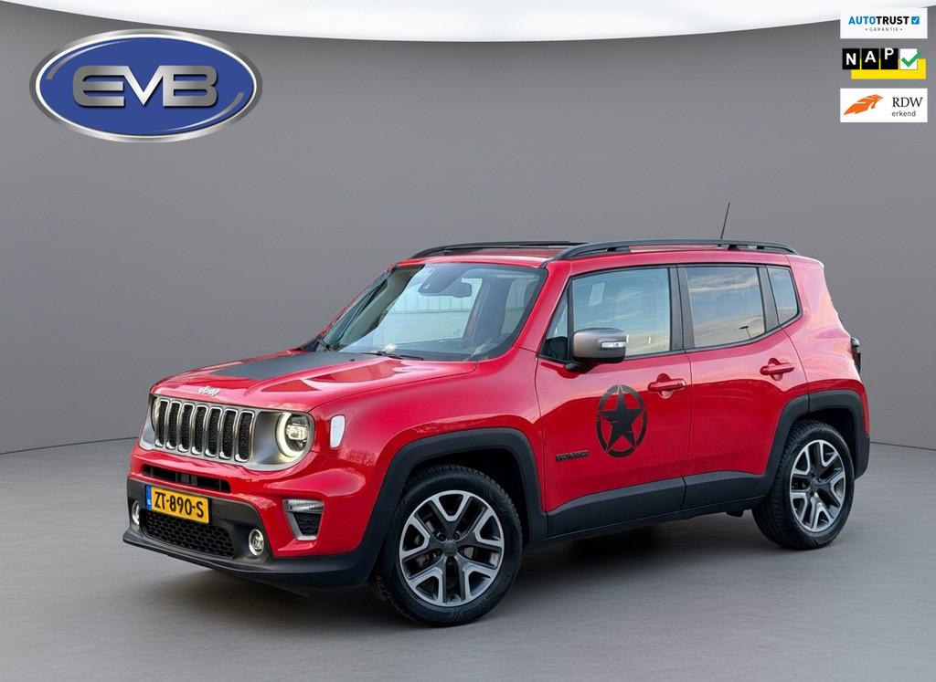 Jeep Renegade 1.0T Limited, panoramadak,lederen interieur,pa, Auto's, Voorwielaandrijving, Origineel Nederlands, Bedrijf, Handgeschakeld