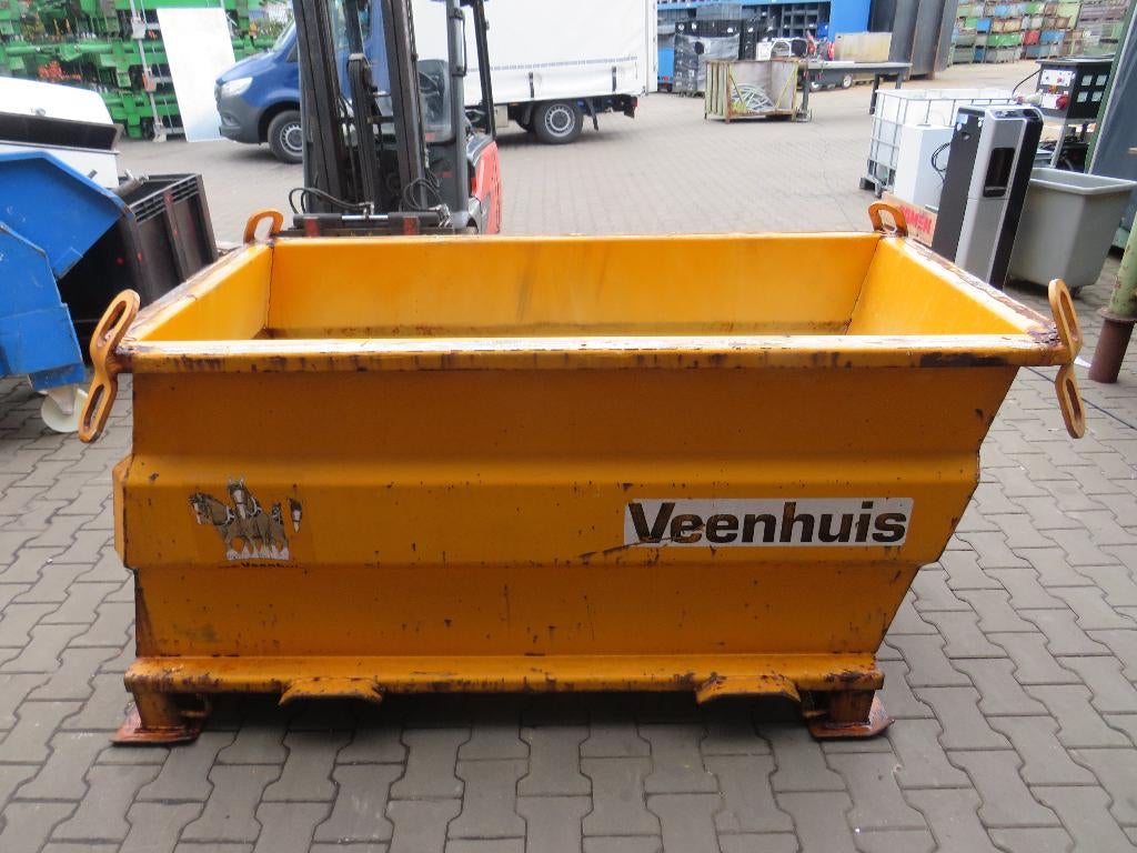 puinbak oudijzerbak hijsbak opslagbak voorzien van hijsogen, Ophalen, Gebruikt, Zandhaarweg, Bak.nl