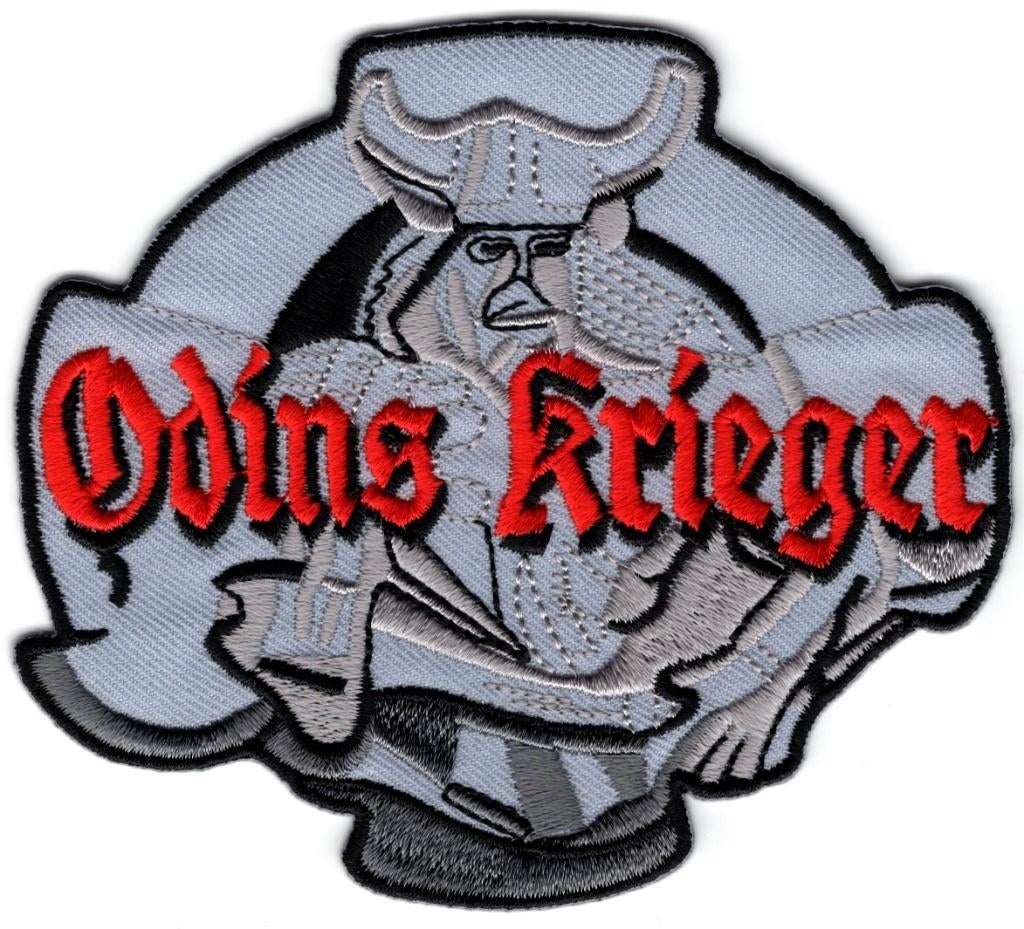 Odins Kreiger stoffen opstrijk patch embleem, Verzenden, Nieuw, Kleding