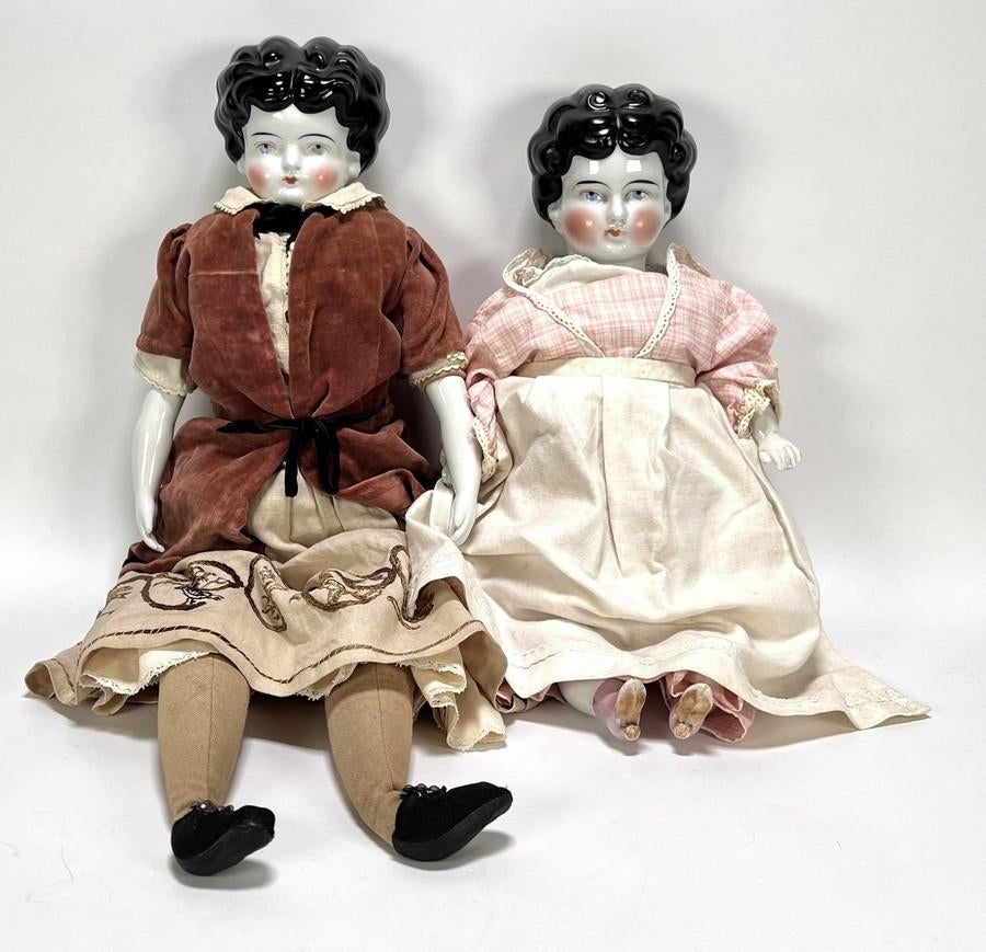 1244. Poppen, ca. 1900, Ophalen of Verzenden