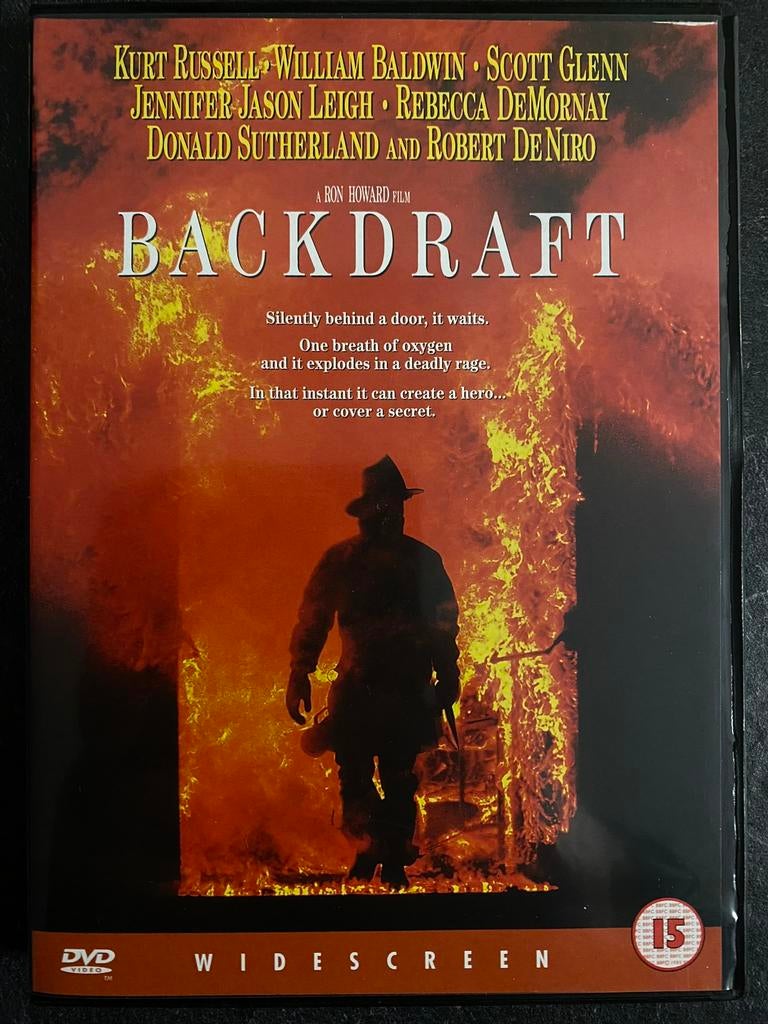 Backdraft dvd, Vanaf 12 jaar, Ophalen of Verzenden, Gebruikt, Overige genres