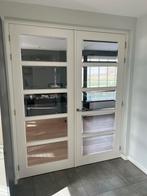 Openslaande binnendeuren met glas, Ophalen, Gebruikt, 80 tot 100 cm, 215 cm of meer