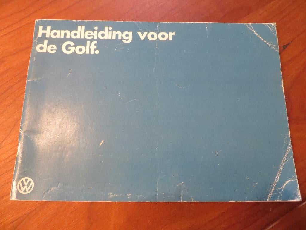 Instructieboek Volkswagen Golf, VW Golf GTi, Golf diesel '82, Ophalen of Verzenden