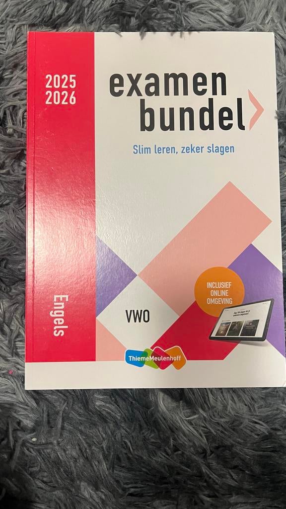 Examenbundel Engels VWO (2025/2026) -  nieuw (VAVO), Boeken, Ophalen of Verzenden, Alpha, Zo goed als nieuw, Niet van toepassing