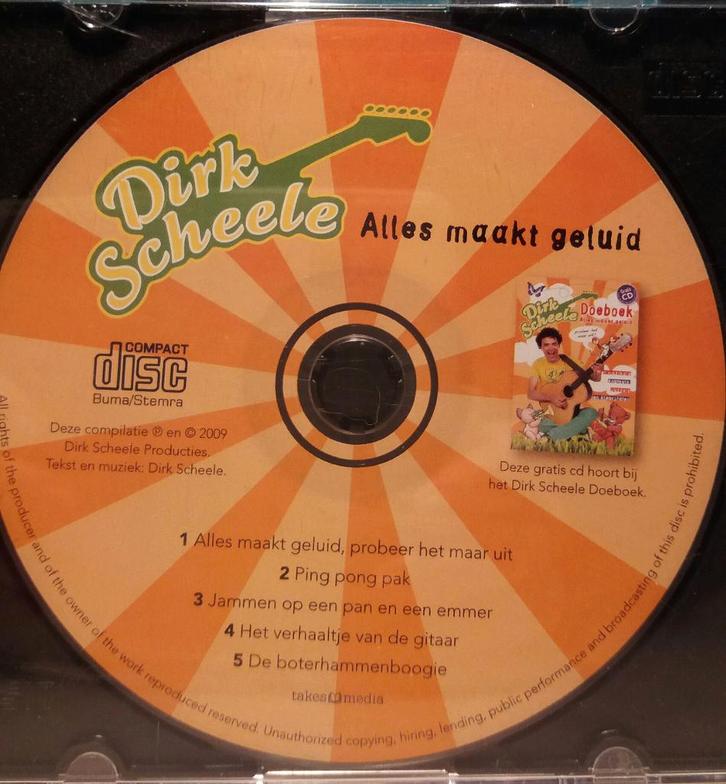 Dirk Scheele Alles Maakt Geluid cd zonder infopapier, Cd's en Dvd's, Cd's | Kinderen en Jeugd, Zo goed als nieuw, Ophalen of Verzenden