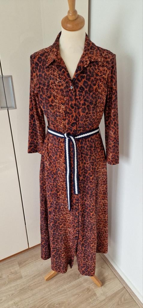 Maxi-jurk Studio Anneloes met slangenprint - maat S, Kleding | Dames, Jurken, Studio Anneloes, Bruin, Ophalen of Verzenden, Zo goed als nieuw
