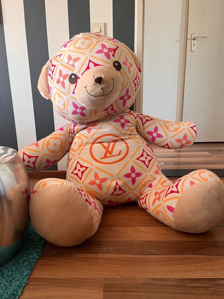 Knuffelbeer XXL Louis Vuitton, Ophalen of Verzenden, Zo goed als nieuw, Beer