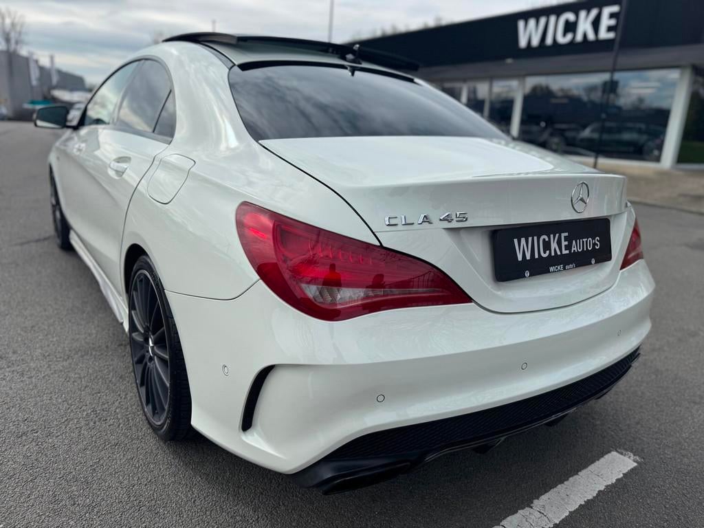 Mercedes-Benz CLA-klasse AMG 45 4MATIC PANO Kuipstoelen, Auto's, Mercedes-Benz, Automaat, CLA, Gebruikt, 4 cilinders