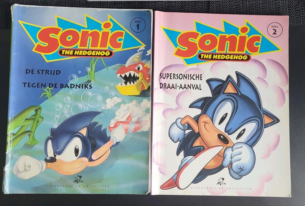 Sonic the Hedgehog deel 1 en 2, Boeken, Gelezen, Europa, Ophalen of Verzenden, Meerdere comics