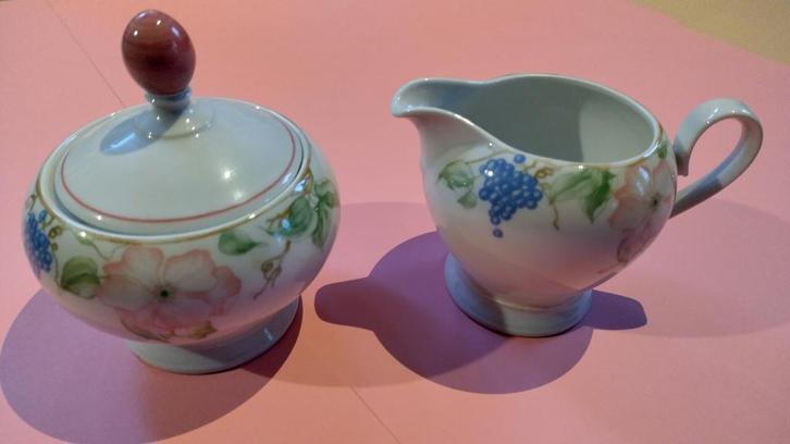 Nieuw Suikerpot +melkkan  porselein Seltmann Weiden Bavaria, Huis en Inrichting, Keuken | Servies, Nieuw, Overige typen, Overige stijlen