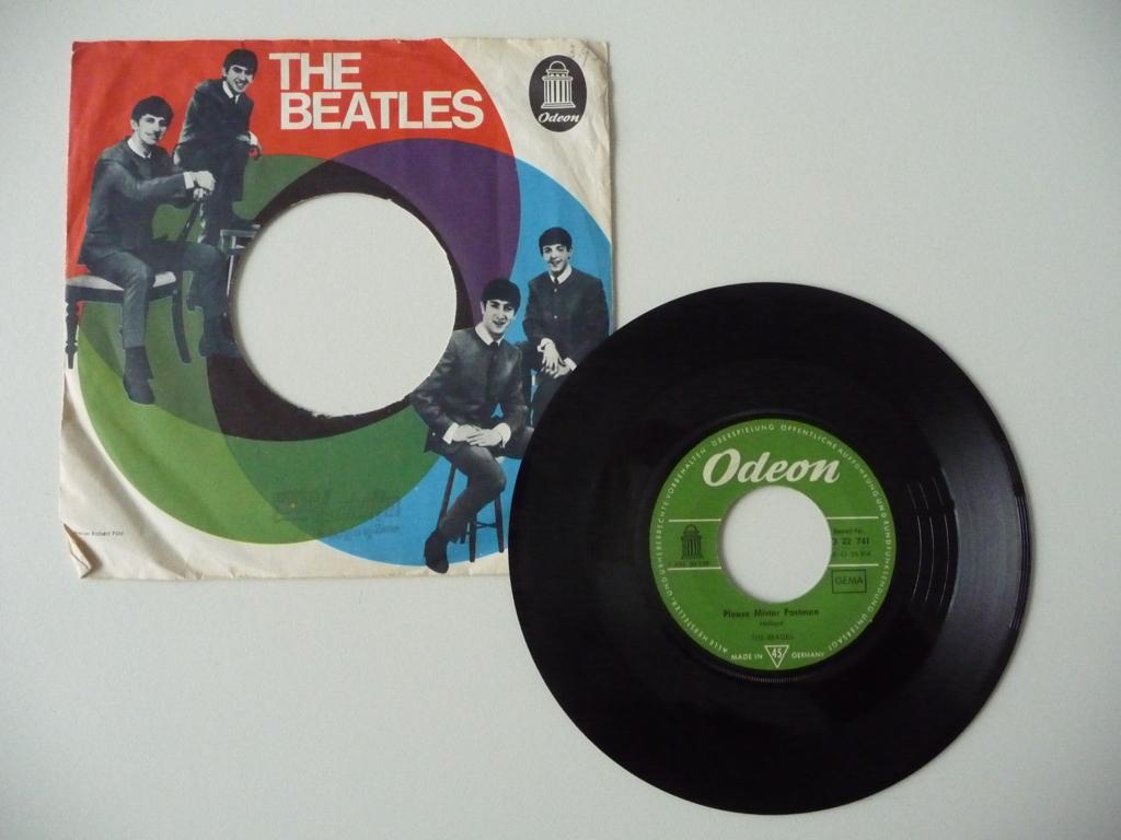 single THE BEATLES - PLEASE MISTER POSTMAN - Odeon Rec. 1964, Cd's en Dvd's, Vinyl Singles, Gebruikt, 7 inch, Single, Ophalen of Verzenden