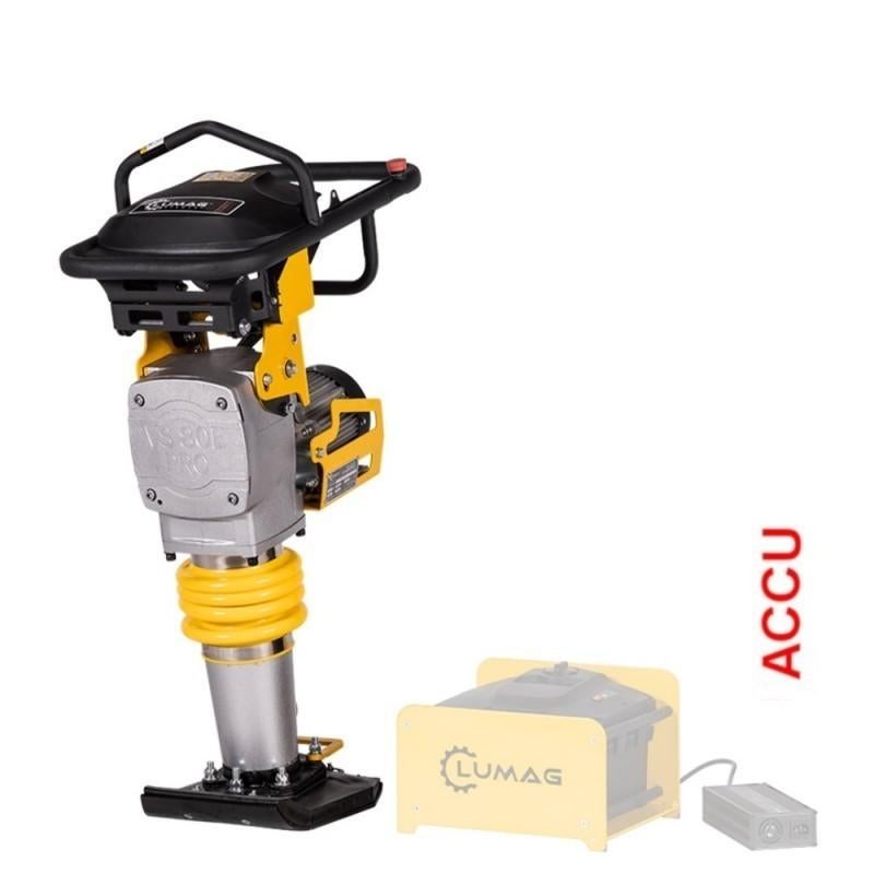 Lumag accu trilstamper VS80EPRO, Tuin en Terras, Ophalen of Verzenden, Nieuw, Lumag