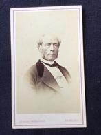 CDV, Man, GÉRUZET FRÈRES, BRUSSEL, oud, dun karton, Ophalen of Verzenden, Voor 1940, Gebruikt, Foto