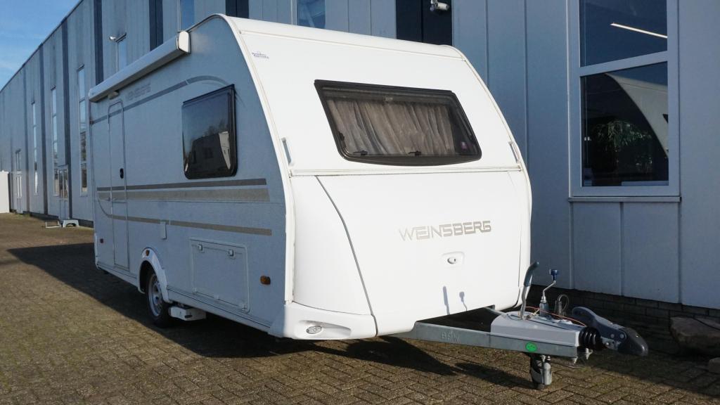 Weinsberg CaraOne 420 QD MOVER + LUIFEL, Caravans en Kamperen, Overige merken, Schokbreker, Bedrijf, Dwarsbed