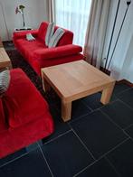 2 hoektafels 75x75 uit de serie Clear van Goossens Meubelen, Ophalen, Gebruikt, 50 tot 100 cm, 50 tot 100 cm