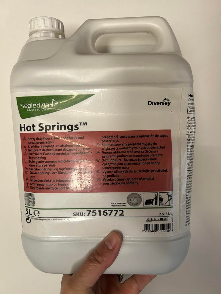 Hot springs sealed air heavy duty reiniging 3 liter, Ophalen of Verzenden, Schoonmaakmiddel