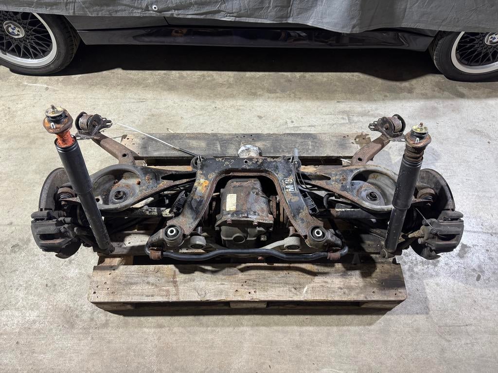 BMW E36 M3 3.2 Achteras Kompleet met Sper, Auto-onderdelen, Ophalen, BMW