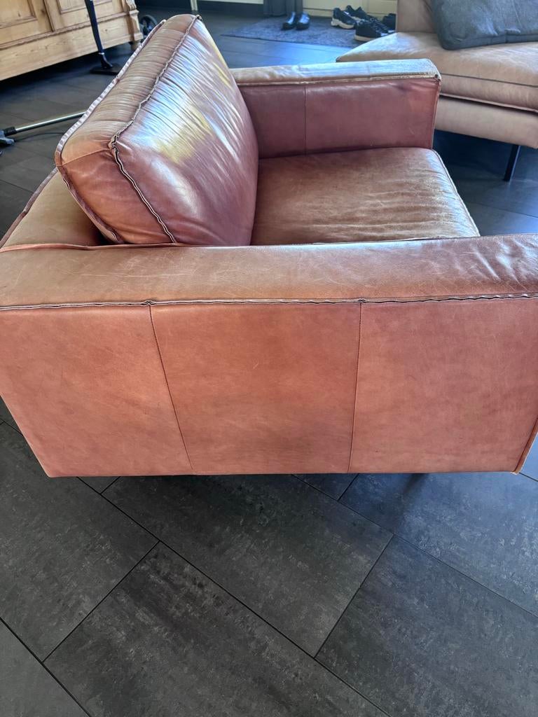 Love Seat 1.22 breed - Opknapper leer, Ophalen, Gebruikt, Tweepersoons, Minder dan 150 cm