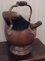 Grote koperen helm bloempot, Antiek en Kunst, Ophalen, Koper