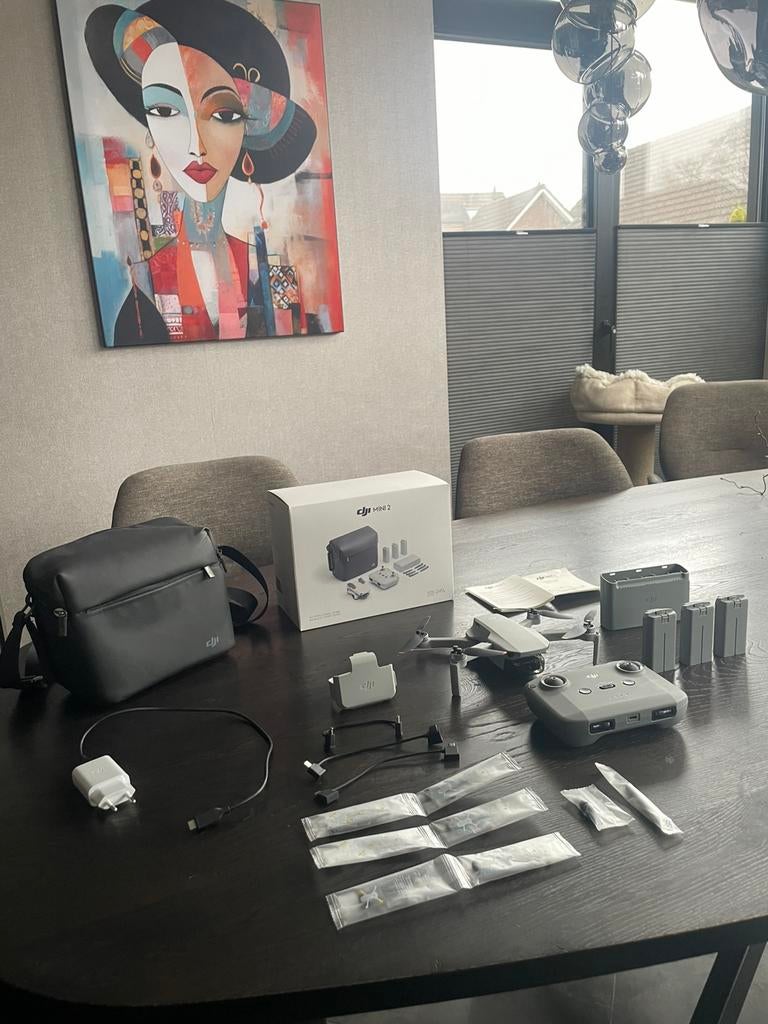 DJI mini 2 drone fly more combo, Cameradrone, Ophalen of Verzenden, Zo goed als nieuw, DJI