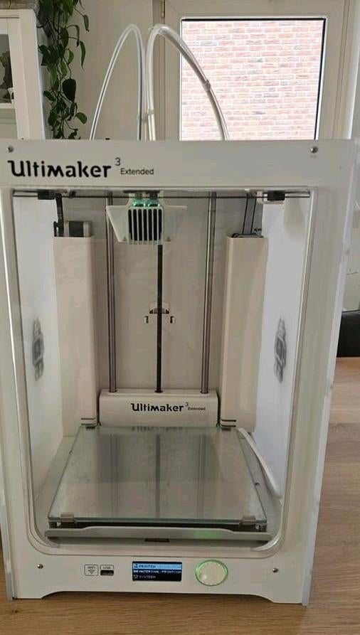 Ultimaker 3 Extended 3D printer met twee printkoppen, Computers en Software, 3D Printers, Zo goed als nieuw, Ophalen