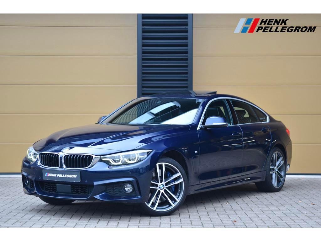BMW 4 Serie Gran Coupé 440i xDrive High Executive * M-Sport, Auto's, Met garantie (alle), Blauw, Bedrijf, Vierwielaandrijving