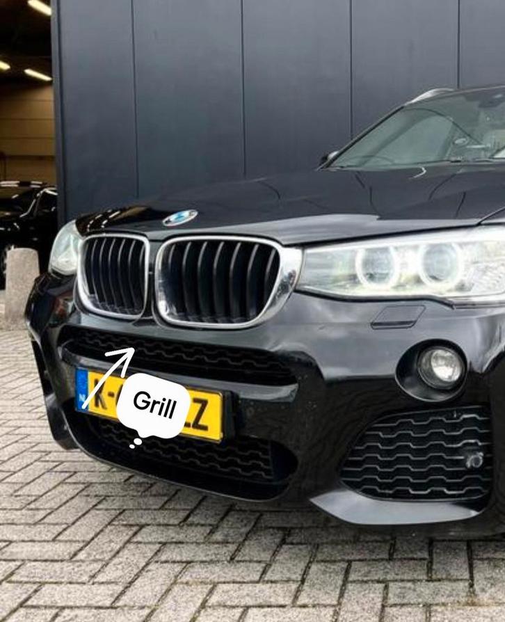 BMW X3/X4 (F25/F26) 2014-2017 Originele Nieren Grill, Auto-onderdelen, Carrosserie en Plaatwerk, Bumper, BMW, Voor, Gebruikt, Ophalen of Verzenden