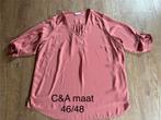 Oud roze blouse C&A maat 46/48, Ophalen of Verzenden, Zo goed als nieuw, Maat 46/48 (XL) of groter, Roze