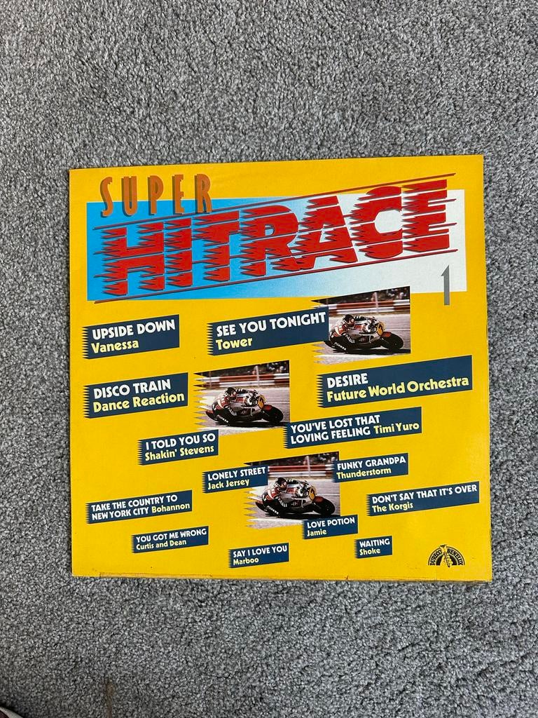 Super Hitrace 1 LP, Gebruikt, 1980 - 1989, Ophalen of Verzenden, Complilatie