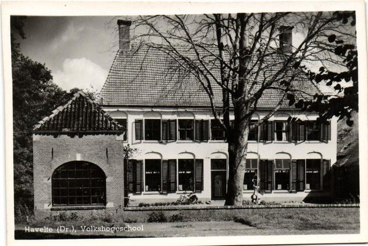 Havelte [Dr.], Volkshogeschool - ongelopen, Verzamelen, Ansichtkaarten | Nederland, Ongelopen, Drenthe, Voor 1920, Ophalen of Verzenden