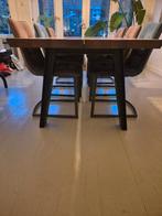 Eettafel, Ophalen, Gebruikt, Eikenhout, 200 cm of meer