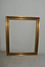 Schilderijlijst, Oude lijst, Gouden lijst, Ophalen of Verzenden, Hout, Minder dan 50 cm, Minder dan 50 cm