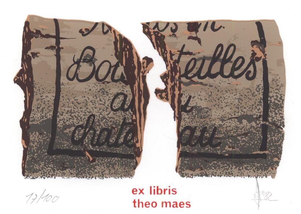 1858 Ex Libris België : Alain Hautekiet, 1982, Antiek en Kunst, Verzenden