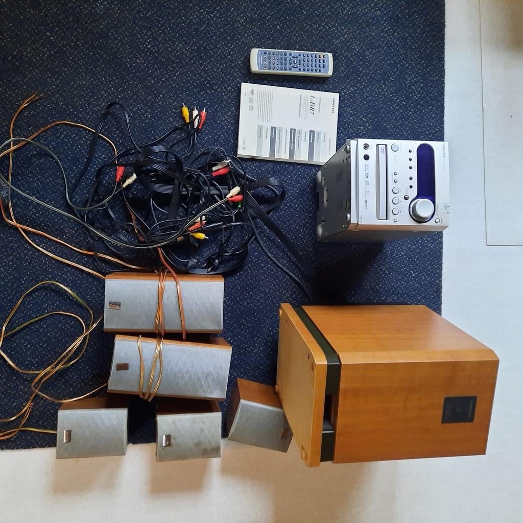 Onkyo stereo set met speakers en subwoofer, Audio, Tv en Foto, Stereo-sets, Ophalen, Speakers, Overige merken