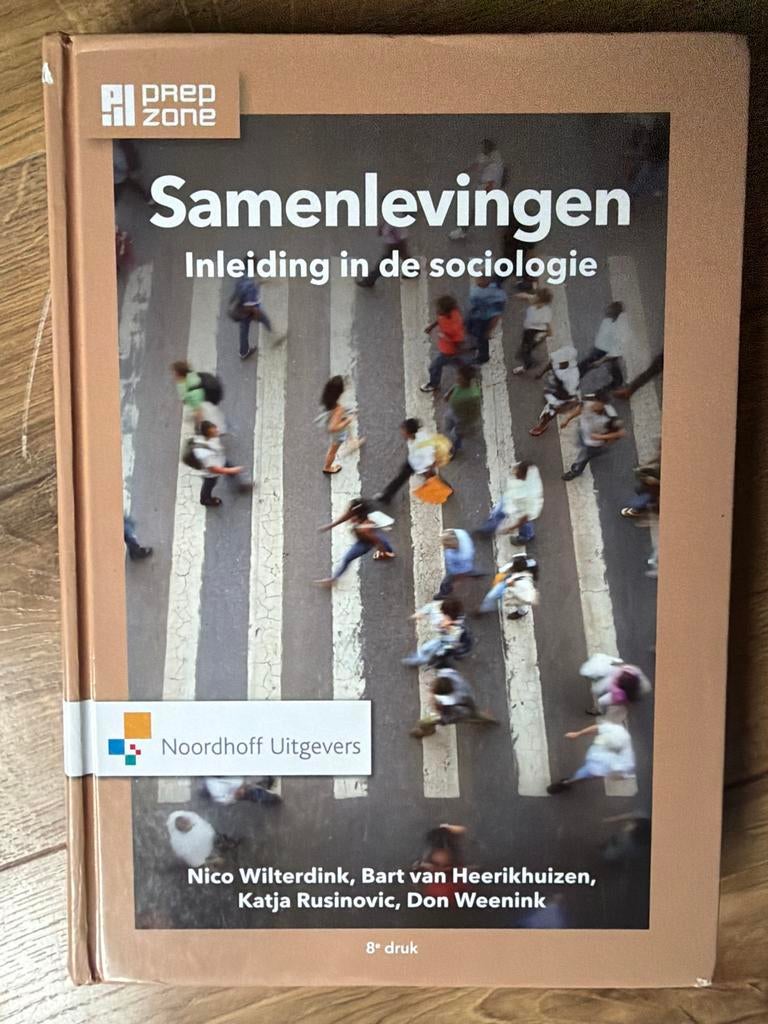 Samenlevingen Inleiding in de sociologie 8e druk, Boeken, Ophalen of Verzenden, Gamma, Zo goed als nieuw, HBO