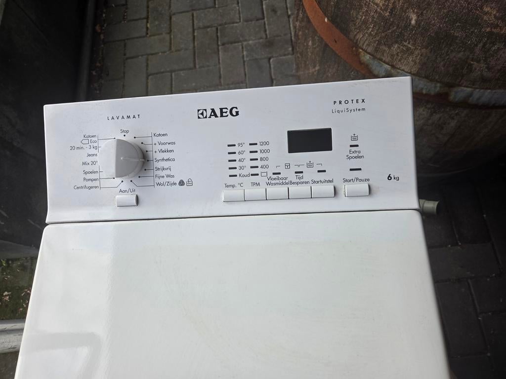 Aeg lavamat protex liquidsysteem TF142td1, Witgoed en Apparatuur, Wasmachines, 6 tot 8 kg, Ophalen, 1200 tot 1600 toeren, 85 tot 90 cm