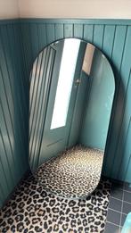 Ovale spiegel ikea lindbyn zwart, Ophalen, Minder dan 50 cm, Zo goed als nieuw, Minder dan 100 cm