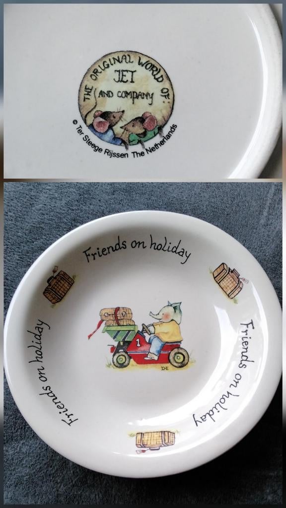 Mooi kinderbordje, Ophalen of Verzenden, Overige stijlen, Schaal of Schalen