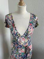 King Louie maat L roze bloemetjes zomer jurk 1659, Maat 42/44 (L), Ophalen of Verzenden, Zo goed als nieuw, Knielengte