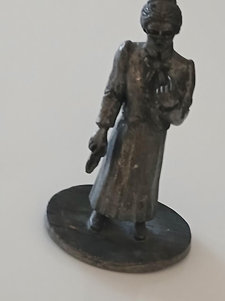 KMD Royal Holland Tinnen Beeldje - Vrouw  LERARES - 94% Ti, Ophalen