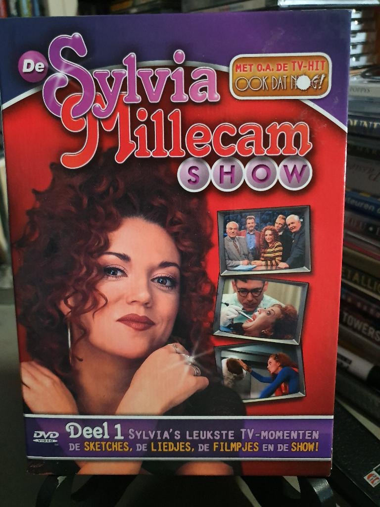 De Sylvia Millecam show 3DVD box, Alle leeftijden, Ophalen, Zo goed als nieuw, Stand-up of Theatershow