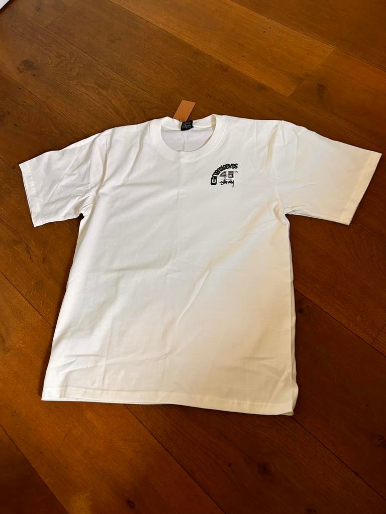 Wit stussy shirt maat M, Ophalen of Verzenden, Nieuw, Maat 48/50 (M), Wit